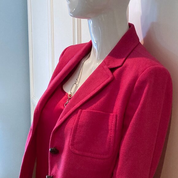 Talbot's 100% Silk Fuchsia Pink Tank Top L Size 12 - Picture 5 of 9